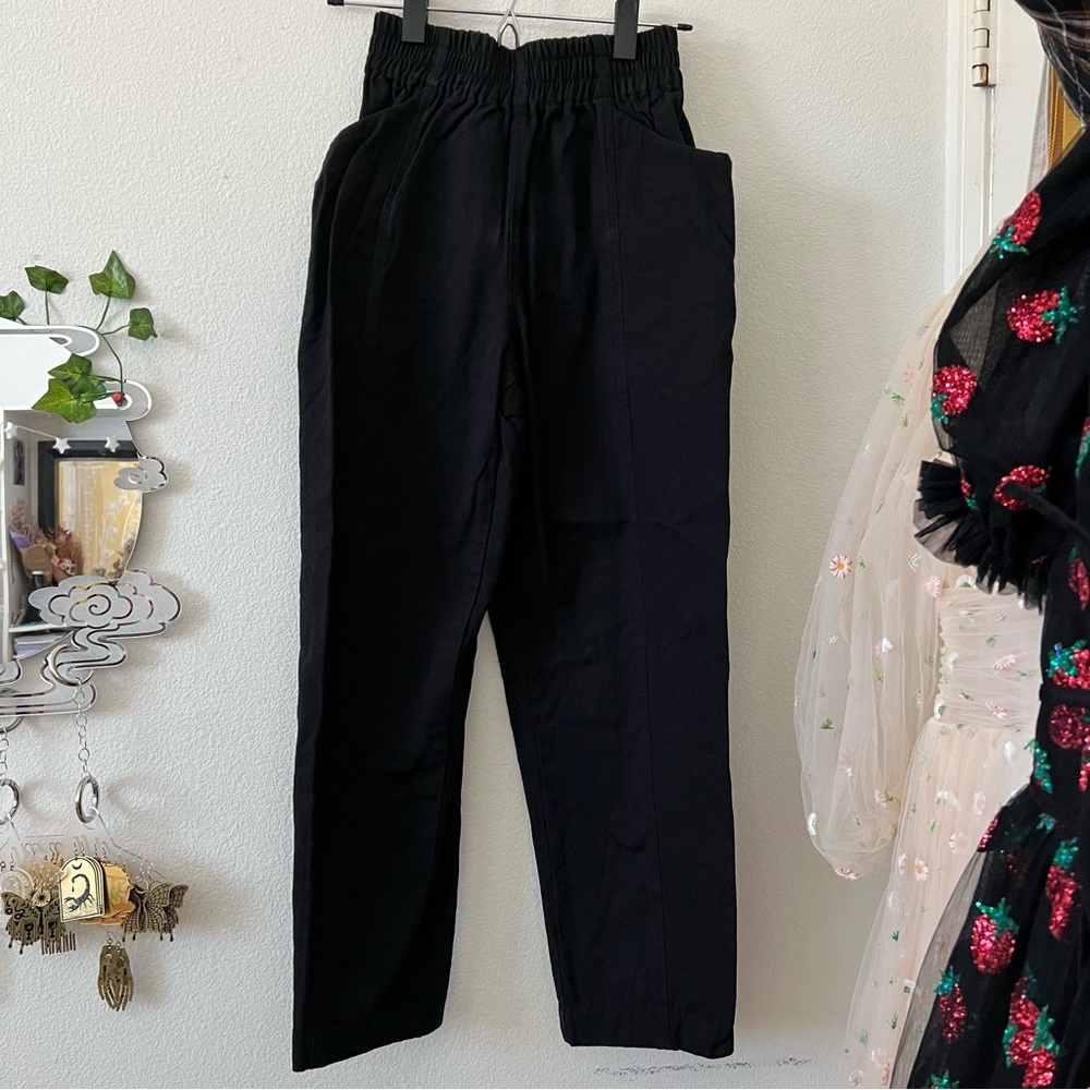 elizabeth suzann cotton canvas clyde work pants size small